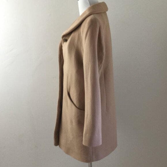 Aritzia Wilfred The Cocoon Wool Camel Coat s - Picture 5 of 15